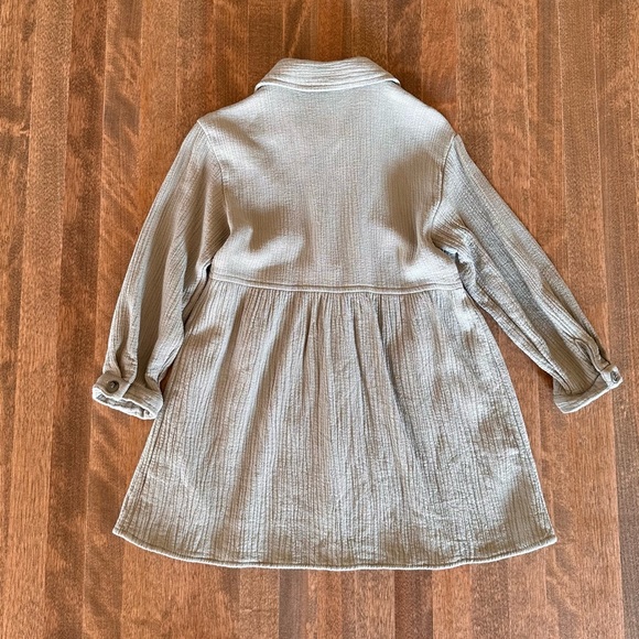 EUC Zara Long Sleeve Button Dress - Picture 2 of 3